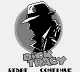 Dick Tracy Title Screen